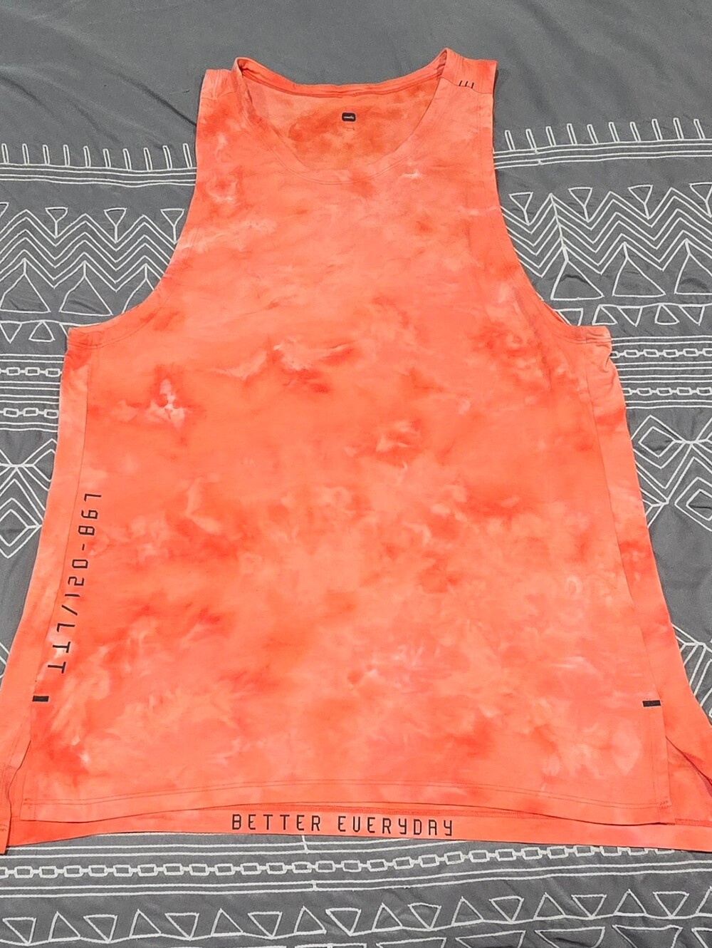 Lululemon Mens Always Agile Tank In Spray Dye